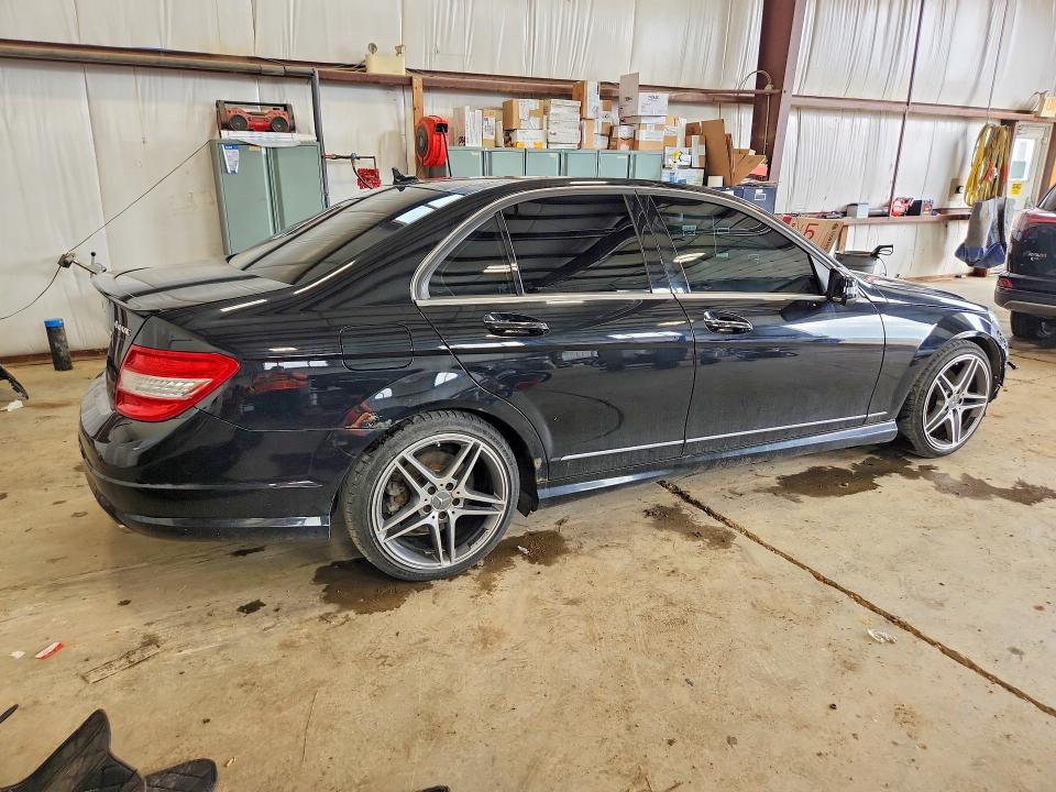 2010 Mercedes-benz C class VIN WDDGF8HB5AF508034 COPART salvage auction — FRONT END, AB - BOS - SALVAGE, sold $1,850 on 2026-08-20 (photo 3)