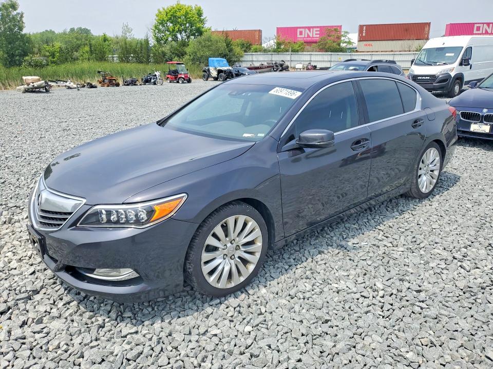 2014 Acura RLX VIN JH4KC1F7XEC006726 COPART salvage auction — HAIL, Oh - Cert Of Title-Salvage, sold $90 on 2026-07-30 (photo 1)