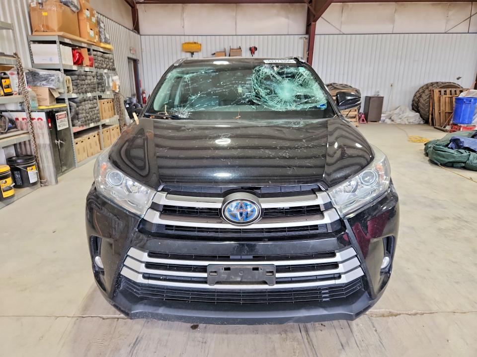 2018 Toyota Highlander VIN 5TDJGRFH3JS038418 COPART salvage auction — FRONT END, Sc - Salvage Title, sold $1,600 on 2026-07-31 (photo 5)