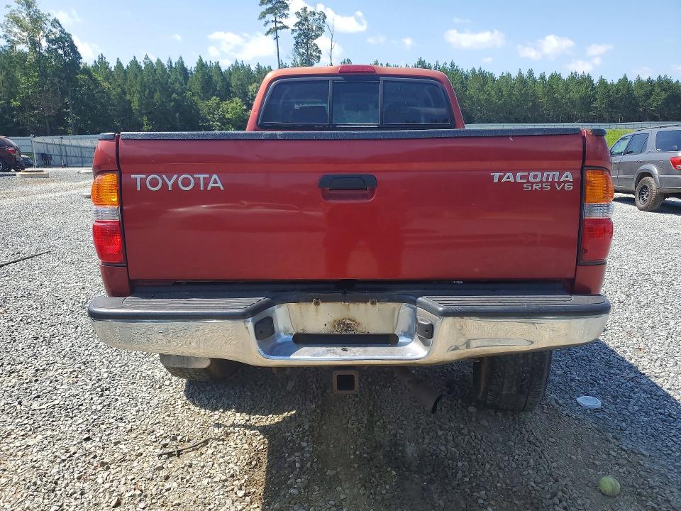 2001 Toyota Tacoma VIN 5TEWN72N31Z789758 COPART salvage auction — SIDE, NC - SALVAGE CERTIFICATE OF TITLE (P), sold $725 on 2026-07-30 (photo 6)