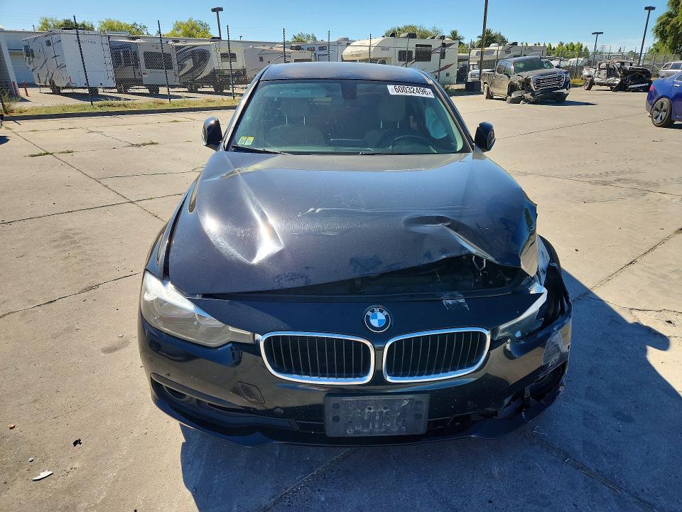 2016 BMW 3er VIN WBA8E5G55GNT41620 COPART salvage auction — FRONT END, Ca - Salvage Certificate, sold $450 on 2026-08-10 (photo 5)