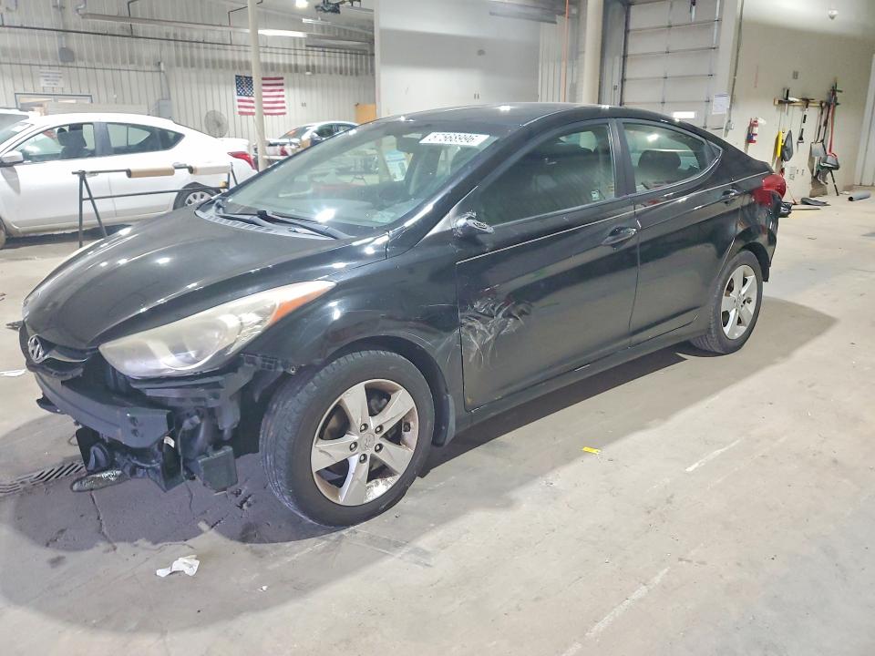 2012 Hyundai Elantra VIN KMHDH4AE3CU414152 COPART salvage auction — SIDE, Salvage Title, sold $750 on 2026-07-13 (photo 1)