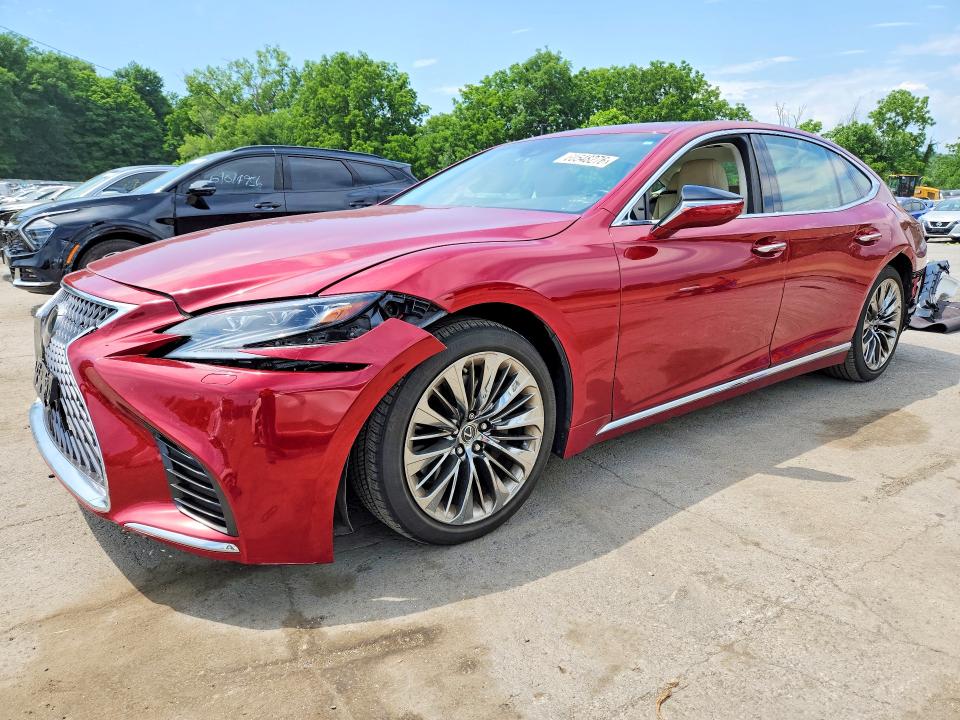 2019 Lexus Ls 500 VIN JTHC51FF7K5007127 COPART salvage auction — FRONT END, Ny - Mv-907A Salvage Certificate, sold $13,300 on 2026-08-17 (photo 1)