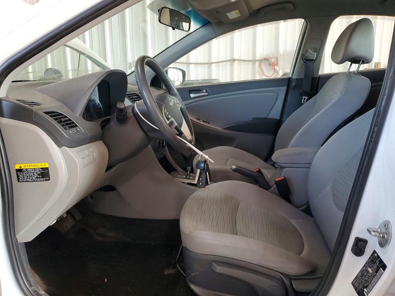 2017 Hyundai Accent VIN KMHCT4AE8HU253931 COPART salvage auction — FRONT END, Pa - Cert Of Title, sold $425 on 2026-07-29 (photo 7)