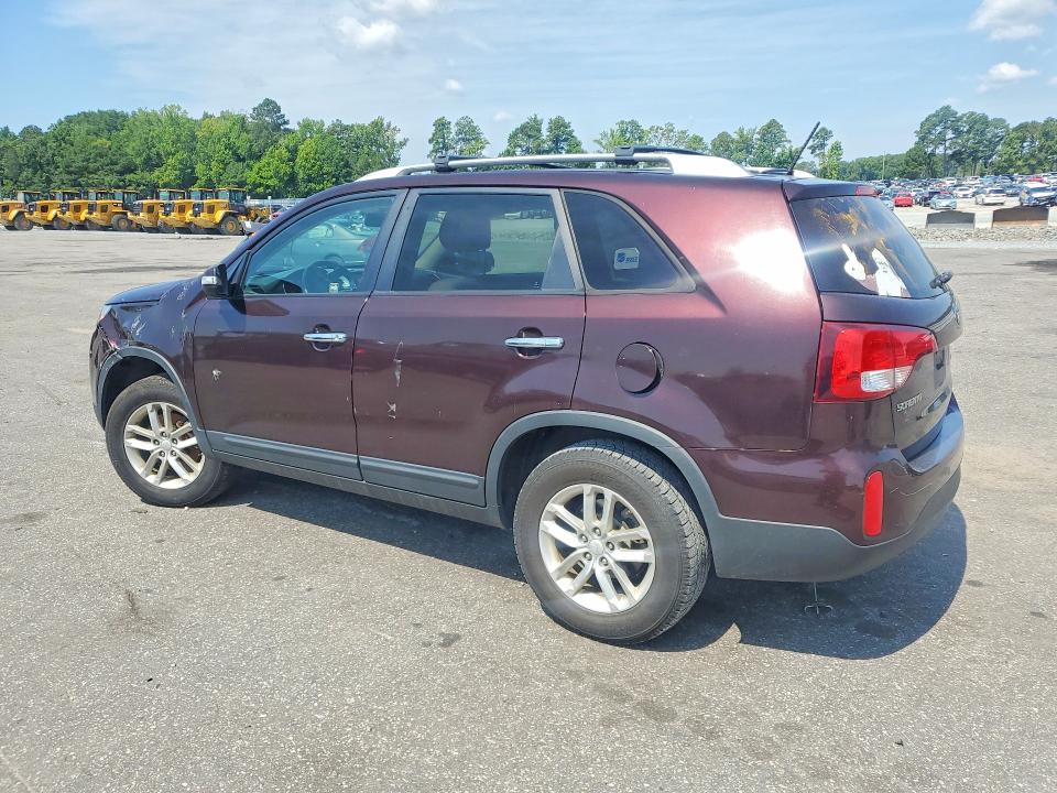 2014 Kia Sorento VIN 5XYKT3A67EG479121 COPART salvage auction — FRONT END, Nc - Salvage Certificate Of Title, sold $250 on 2026-07-28 (photo 2)