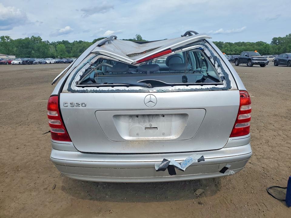 2002 Mercedes-benz C class VIN WDBRH64JX2F139718 COPART salvage auction — ROOF, CT - CERT OF TITLE-SALVAGE, sold $450 on 2026-07-28 (photo 6)