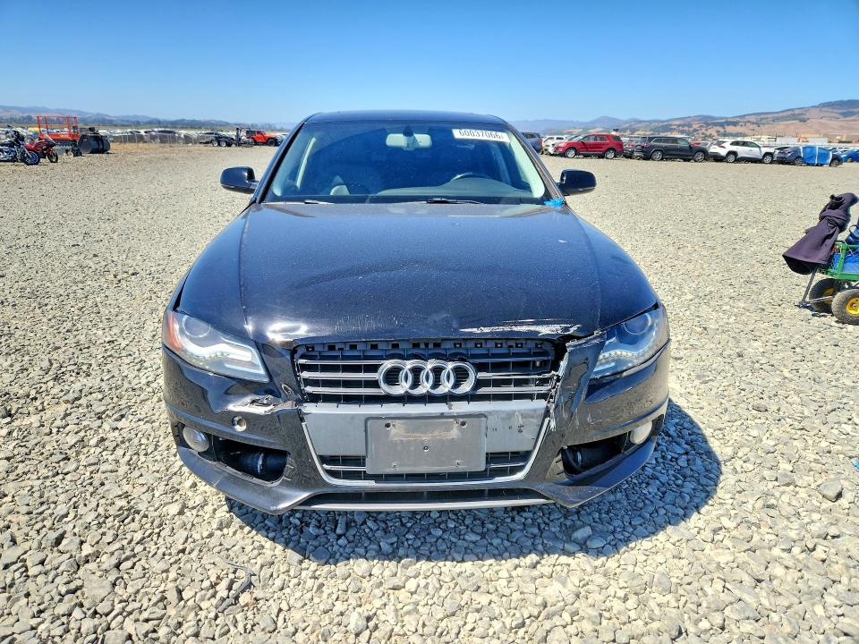 2012 Audi A4 VIN WAUEFAFL8CA119583 COPART salvage auction — FRONT END, Ca - Salvage Certificate, sold $925 on 2026-07-16 (photo 5)