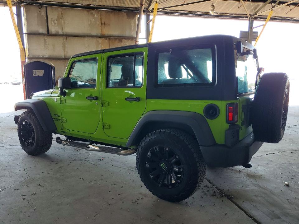 2012 Jeep Wrangler / VIN 1C4BJWDG4CL283697 COPART salvage auction — FRONT END, AZ - CERTIFICATE OF TITLE, sold $250 on 2026-08-03 (photo 2)