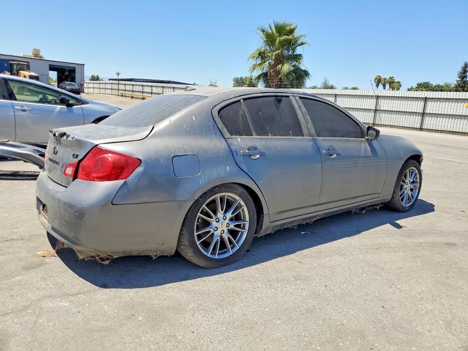 2010 Infiniti G37 VIN JN1CV6AP9AM401315 COPART salvage auction — REAR END, CA - DIS/DLR/EXP ONLY CLEAN TITLE, sold $425 on 2026-07-24 (photo 3)