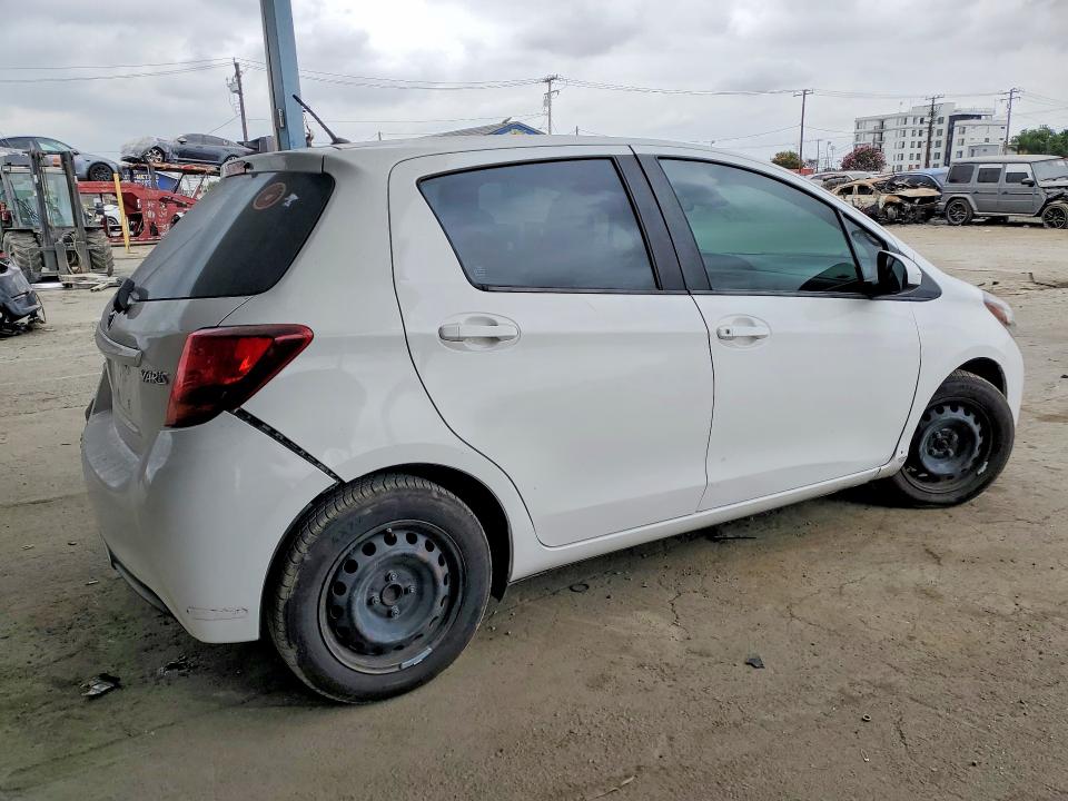 2017 Toyota Yaris VIN VNKKTUD33HA084694 COPART salvage auction — REAR END, CA - SALVAGE CERTIFICATE, sold $2,150 on 2026-07-23 (photo 3)