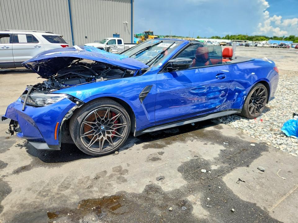 2024 BMW M4 VIN WBS33BA03RCN05324 COPART salvage auction — ROLLOVER, Fl - Certificate Of Title, sold $39,250 on 2026-07-29 (photo 1)