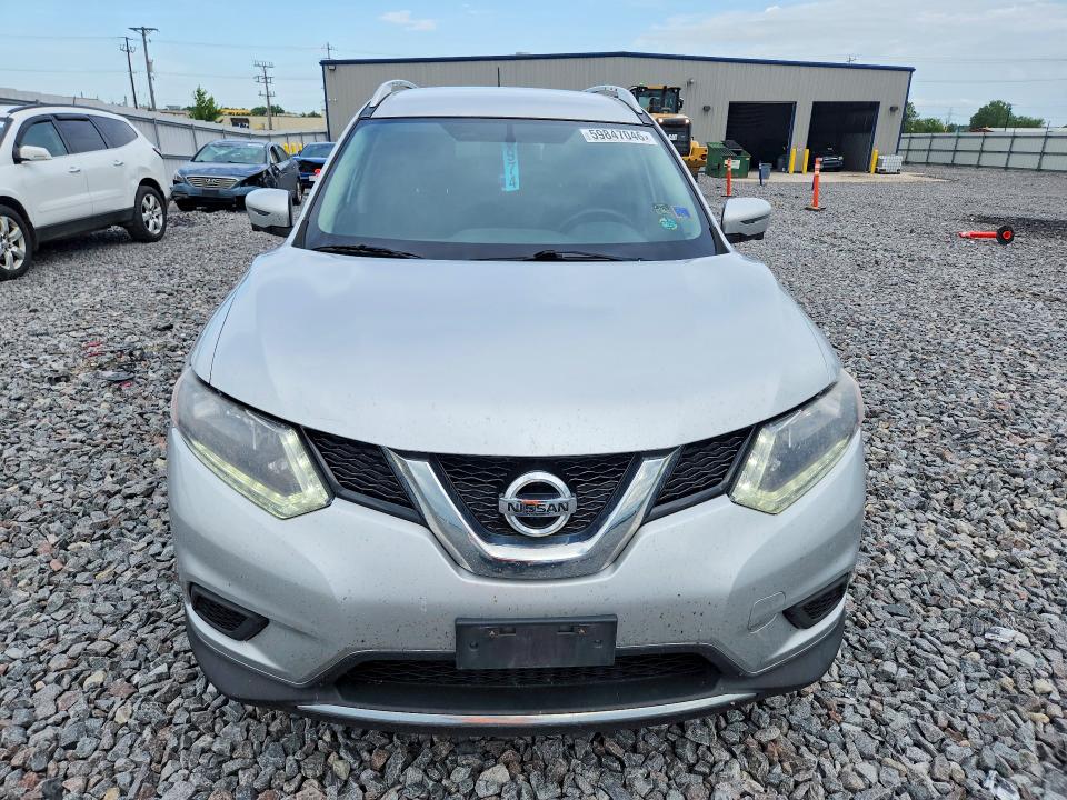 2016 Nissan Rogue VIN KNMAT2MV8GP618472 COPART salvage auction — REAR END, Wi - Certificate Of Title, sold $1,100 on 2026-07-27 (photo 5)