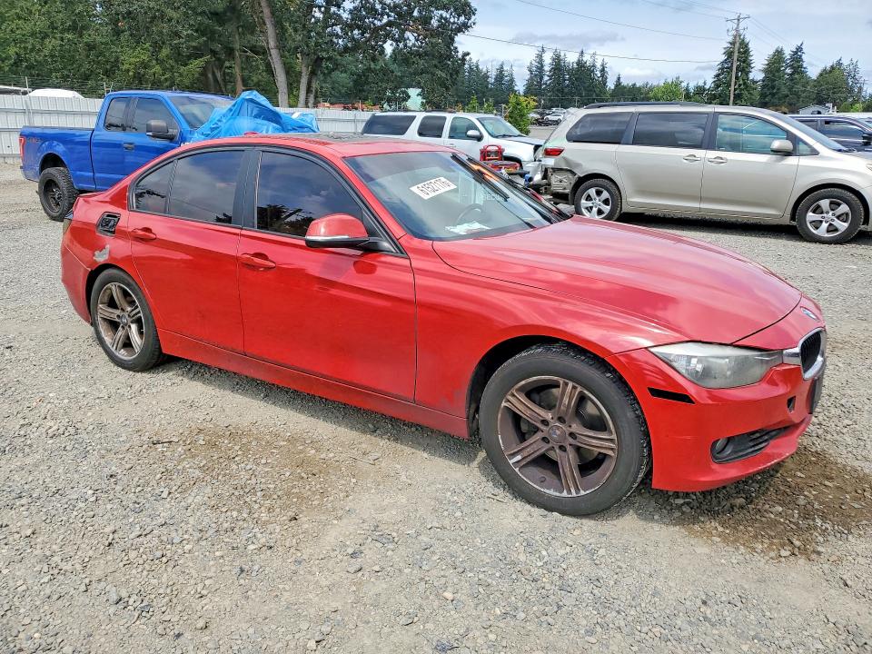 2013 BMW 3er VIN WBA3B5C55DJ598398 COPART salvage auction — REAR END, Wa - Bill Of Sale, sold $350 on 2026-08-07 (photo 4)