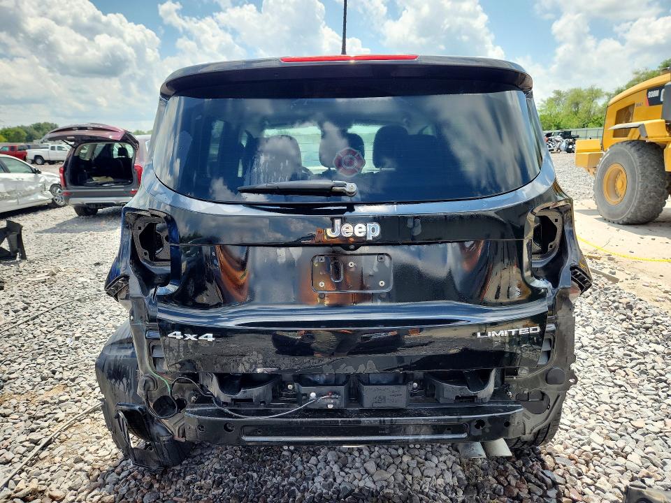 2017 Jeep Renegade VIN ZACCJBDBXHPF10136 COPART salvage auction — REAR END, Il - Salvage Certificate, sold $1,150 on 2026-08-10 (photo 6)