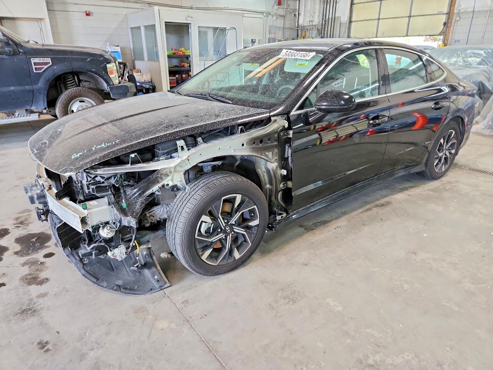 2024 Hyundai Sonata VIN KMHL64JA7RA420268 COPART salvage auction — FRONT END, CO - PUBLIC - SALVAGE TITLE, sold $7,200 on 2026-08-02 (photo 1)