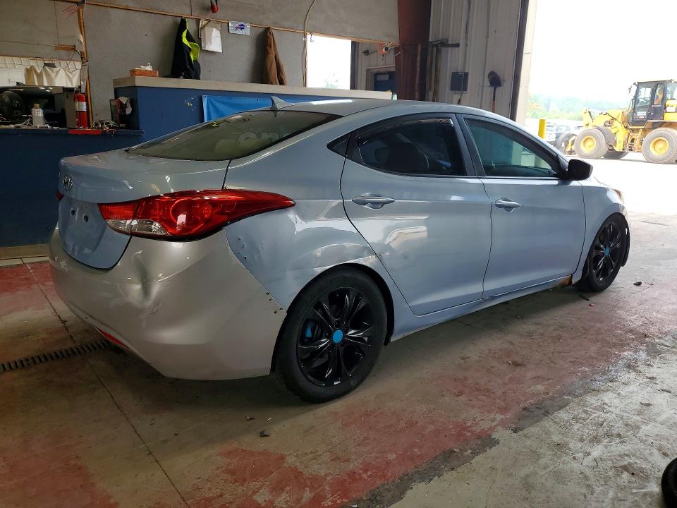 2012 Hyundai Elantra VIN KMHDH4AE5CU293902 COPART salvage auction — NORMAL WEAR, Ny - Certificate Of Title, sold $100 on 2026-07-27 (photo 3)