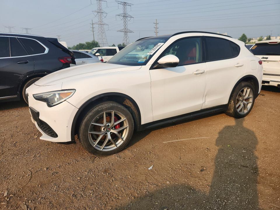 2018 Alfa romeo Stelvio VIN ZASFAKPN9J7B78607 COPART salvage auction — SIDE, Il - Certificate Of Title (P), sold $5,400 on 2026-08-06 (photo 1)
