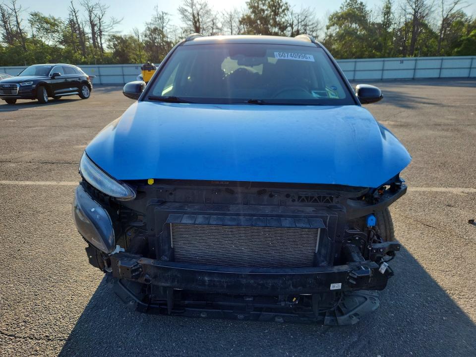 2022 Hyundai Kona VIN KM8K6CAB0NU894120 COPART salvage auction — FRONT END, NY - MV-907A SALVAGE CERTIFICATE, sold $3,000 on 2026-07-20 (photo 5)