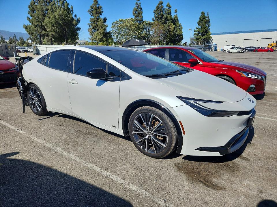 2023 Toyota Prius VIN JTDADABU8P3000528 COPART salvage auction — REAR END, CA - SALVAGE CERTIFICATE, sold $150 on 2026-07-21 (photo 4)