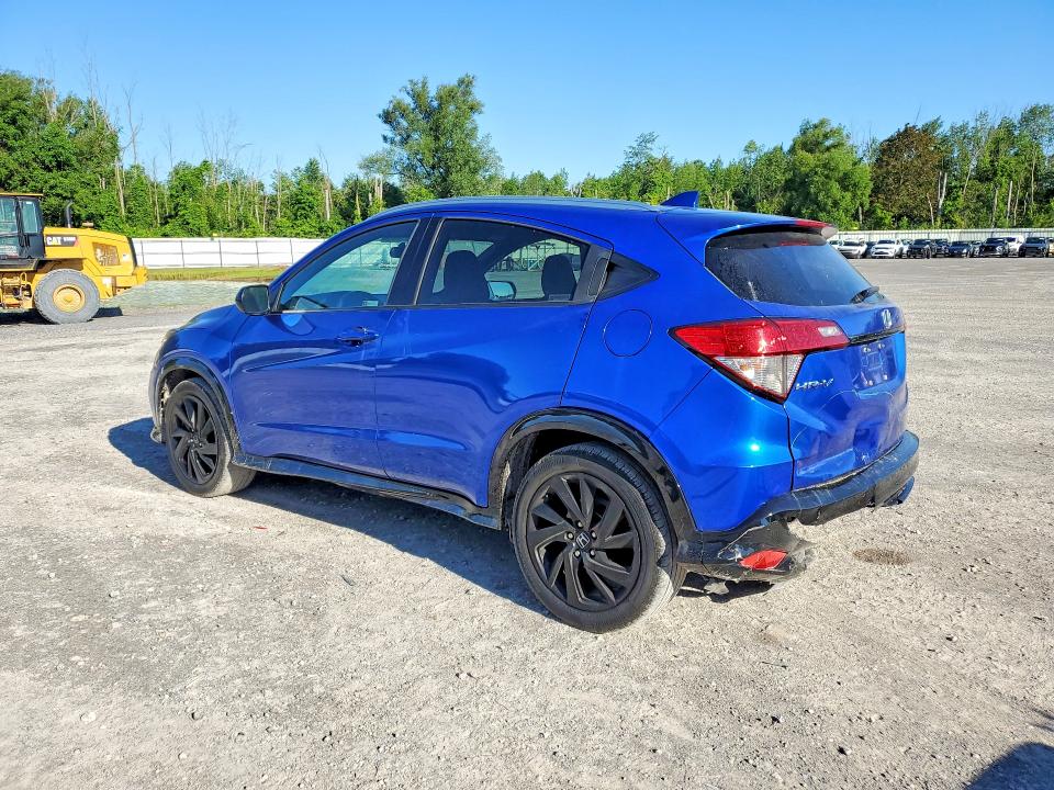 2022 Honda Hr-v VIN 3CZRU6H1XNM743582 COPART salvage auction — REAR END, Ny - Mv-907A Salvage Certificate, sold $9,500 on 2026-07-27 (photo 2)