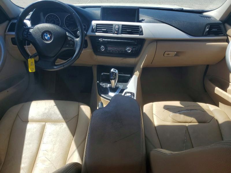 2013 BMW 3er VIN WBA3C1C52DF441551 COPART salvage auction — FRONT END, Ca - Salvage Certificate, sold $575 on 2026-08-06 (photo 8)