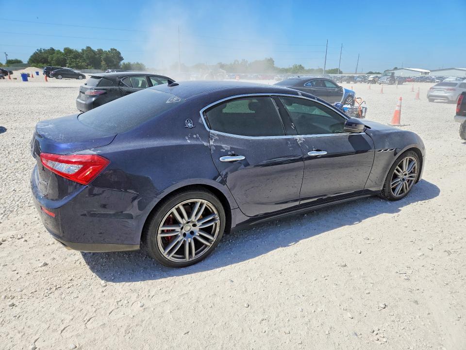 2017 Maserati Ghibli VIN ZAM57RSA9H1226650 COPART salvage auction — MECHANICAL, Tx - Certificate Of Title, sold $60 on 2026-07-16 (photo 3)
