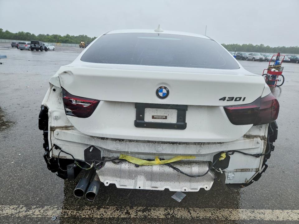 2017 BMW 4er VIN WBA4F7C53HG787476 COPART salvage auction — REAR END, Ny - Mv-907A Salvage Certificate, sold $5,200 on 2026-08-14 (photo 6)