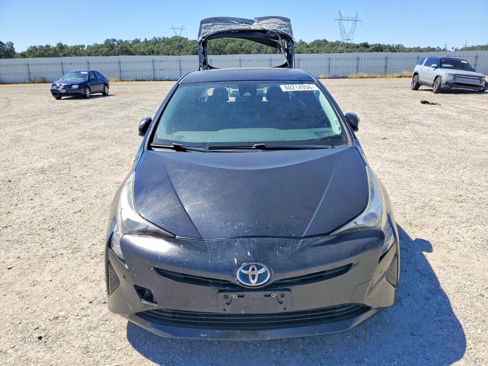 2017 Toyota Prius VIN JTDKBRFU9H3050939 COPART salvage auction — REAR END, Ca - Salvage Certificate, sold $3,550 on 2026-07-24 (photo 5)