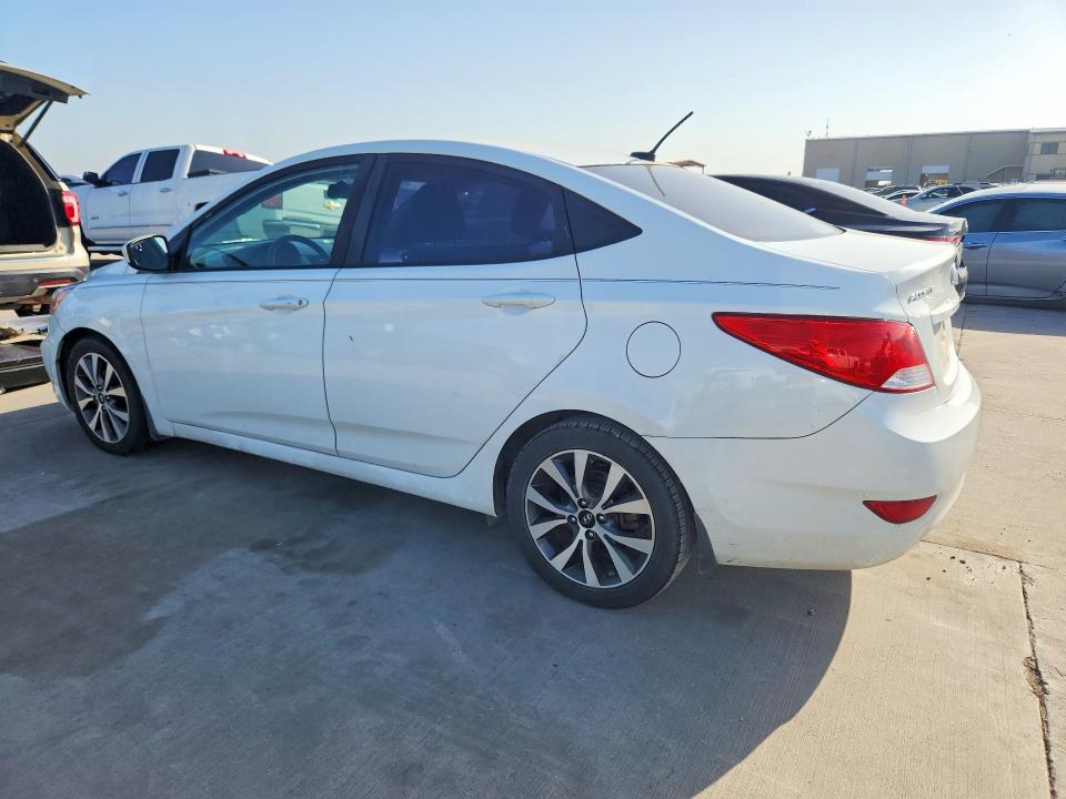 2015 Hyundai Accent VIN KMHCU4AE6FU822138 COPART salvage auction — MECHANICAL, Tx - Salvage Vehicle Title, sold $325 on 2026-07-30 (photo 2)