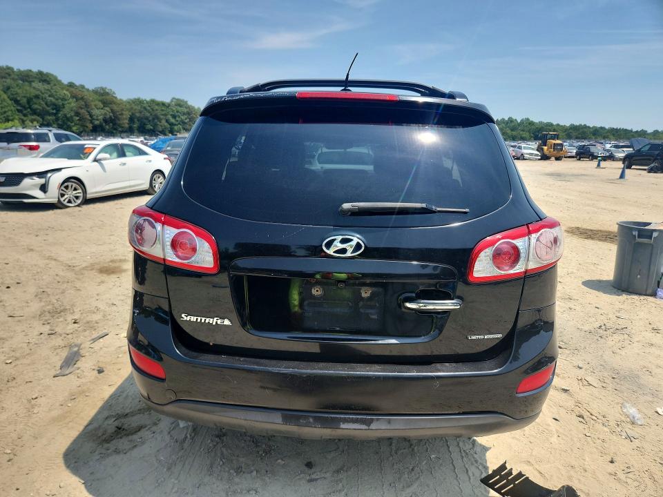 2012 Hyundai Santa fe VIN 5XYZKDAG7CG140095 COPART salvage auction — FRONT END, Md - Cert Of Salvage > 75% Damage, sold $225 on 2026-07-28 (photo 6)