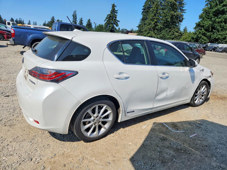 2012 Lexus Ct VIN JTHKD5BH8C2106877 COPART salvage auction — SIDE, WA - BILL OF SALE, sold $1,400 on 2026-07-24 (photo 3)