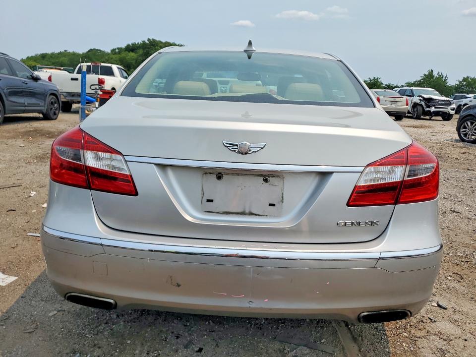 2012 Hyundai Genesis VIN KMHGC4DD0CU177859 COPART salvage auction — FRONT END, MD - CERT OF SALVAGE > 75% DAMAGE (P), sold $125 on 2026-07-21 (photo 6)
