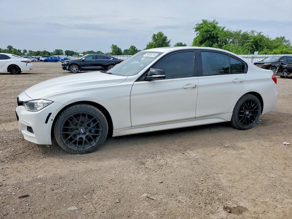 2015 BMW 3er VIN WBA3B9C50FP982810 COPART salvage auction — SIDE, ON - PERMIT NO BRAND - UNFIT, sold $4,800 on 2026-07-21 (photo 1)
