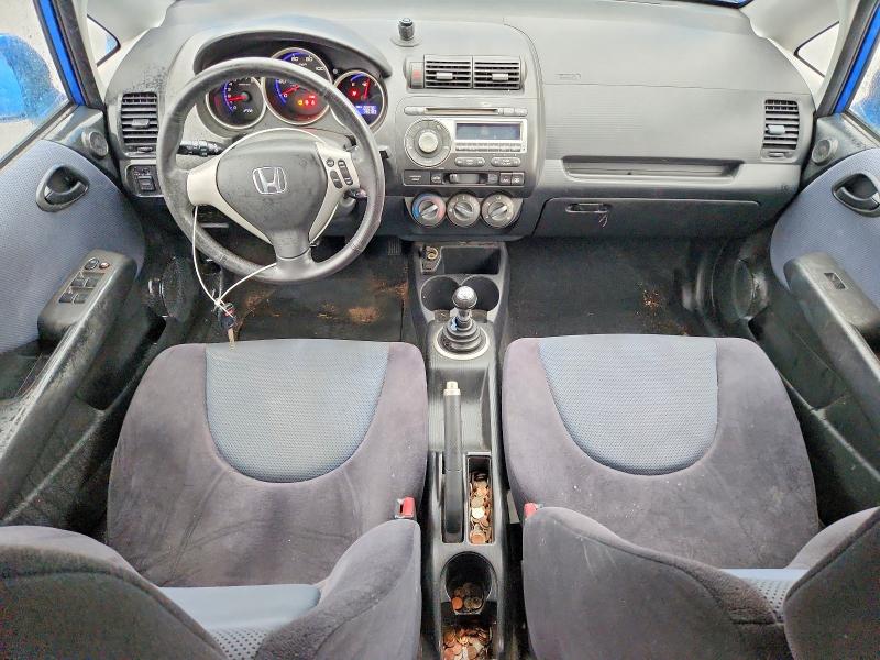 2008 Honda Fit VIN JHMGD37678S004799 COPART salvage auction — FRONT END, Ny - Mv-907A Salvage Certificate, sold $450 on 2026-07-09 (photo 8)