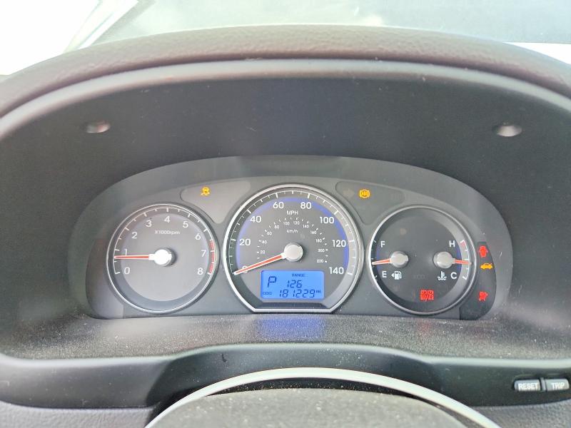 2011 Hyundai Santa fe VIN 5XYZK3AB4BG088664 COPART salvage auction — FRONT END, TN - SALVAGE CERTIFICATE, sold $1,350 on 2026-07-16 (photo 9)