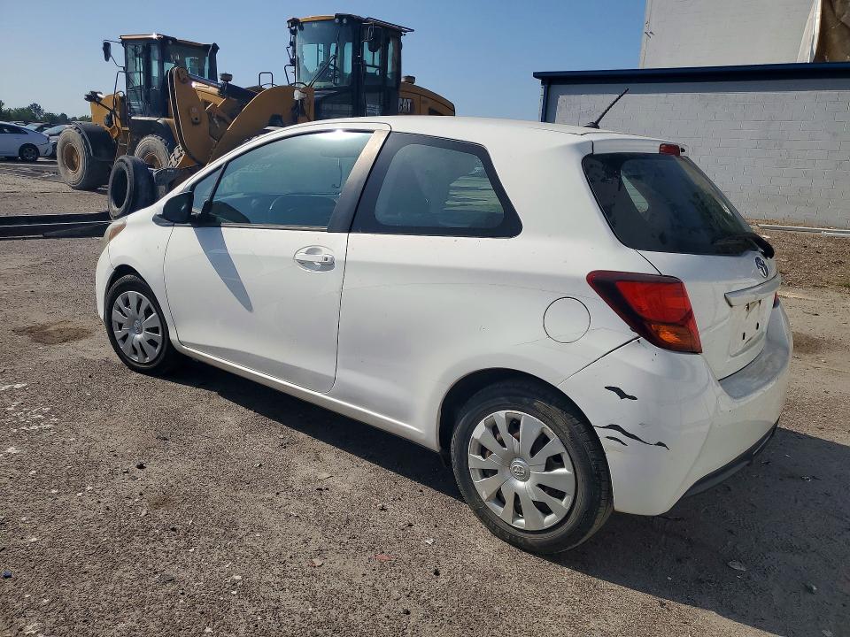 2015 Toyota Yaris VIN VNKJTUD3XFA021987 COPART salvage auction — REAR END, Va - Certificate Of Title, sold $1,250 on 2026-07-16 (photo 2)