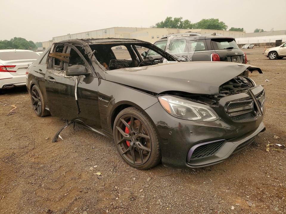2014 Mercedes-benz E-class VIN WDDHF7GB1EA896494 COPART salvage auction — BURN, Ct - Cert Of Title-Parts Only Salva, sold $4,400 on 2026-08-07 (photo 4)