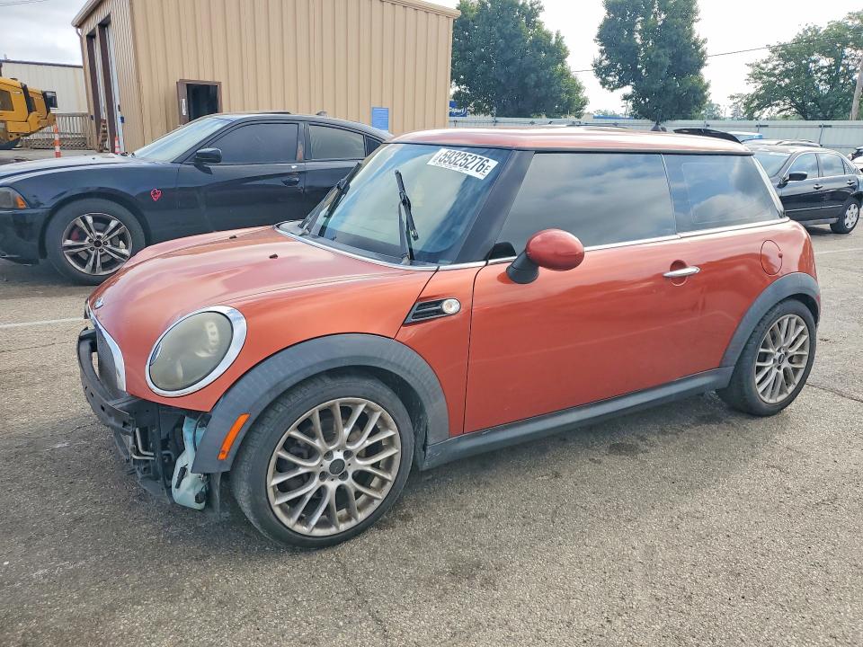 2011 Mini Cooper VIN WMWSU3C53BT095402 COPART salvage auction — FRONT END, Oh - Cert Of Title-Salvage, sold $425 on 2026-07-15 (photo 1)
