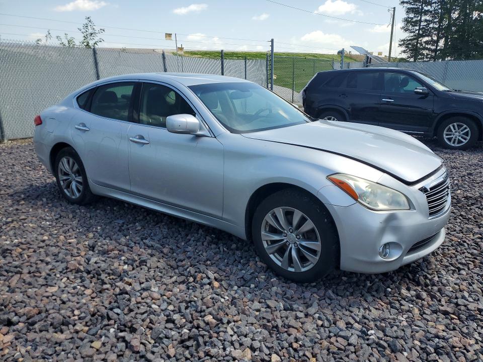 2013 Infiniti M VIN JN1BY1AR9DM603762 COPART salvage auction — FRONT END, Salvage Title, sold $250 on 2026-07-21 (photo 4)