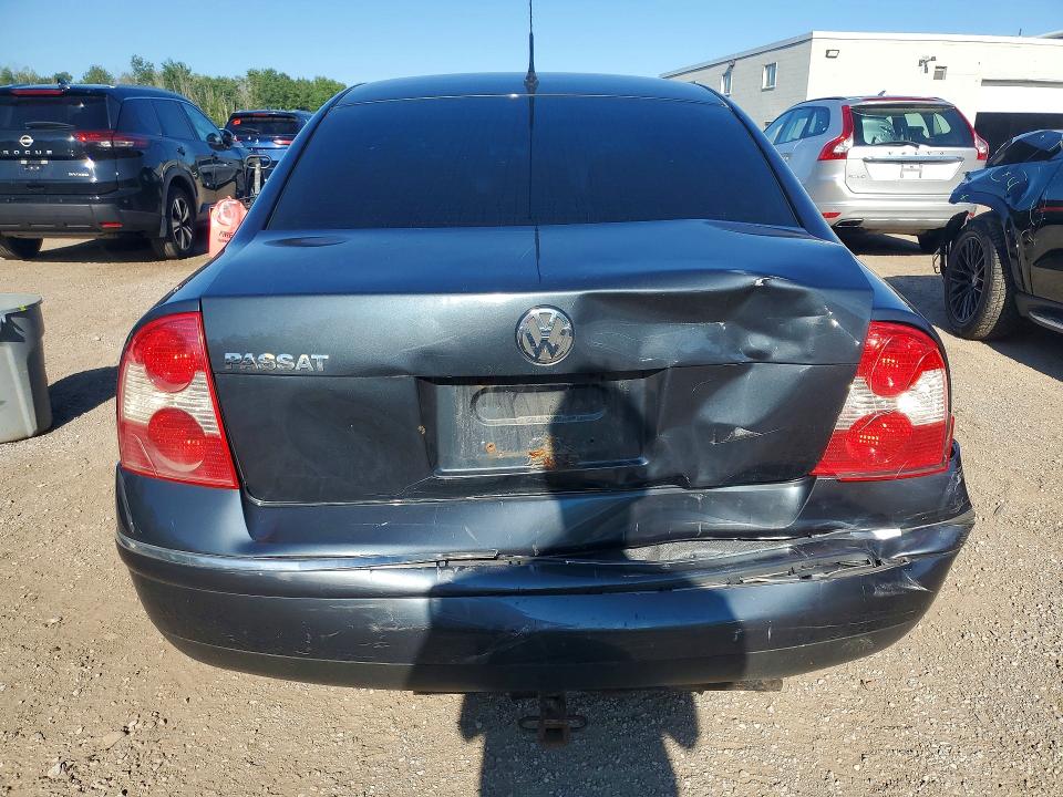 2003 Volkswagen Passat VIN WVWPD23B53P274866 COPART salvage auction — REAR END, On - Permit No Brand - Unfit, sold $300 on 2026-08-11 (photo 6)