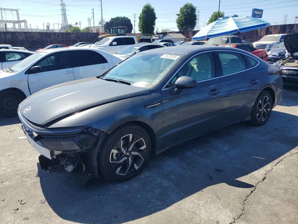 2024 Hyundai Sonata VIN KMHL64JA8RA421686 COPART salvage auction — FRONT END, Ca - Salvage Certificate, sold $200 on 2026-07-24 (photo 1)