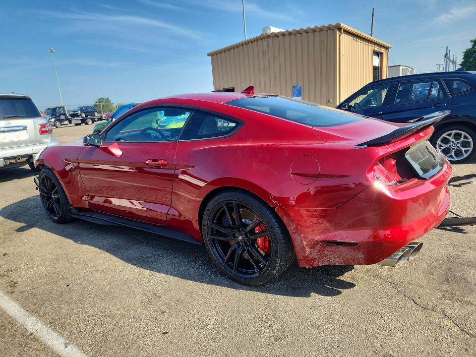 2021 Ford Mustang VIN 1FA6P8SJ4M5502924 COPART salvage auction — FRONT END, Oh - Cert Of Title-Salvage, sold $22,700 on 2026-07-31 (photo 2)