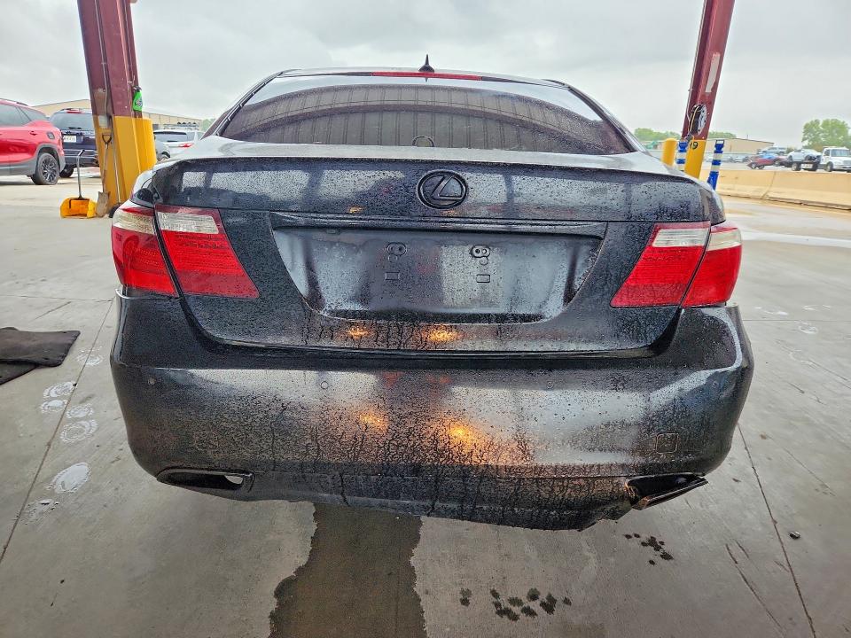 2009 Lexus Ls VIN JTHBL46F895085249 COPART salvage auction — FRONT END, TX - SALVAGE VEHICLE TITLE, sold $725 on 2026-07-30 (photo 6)