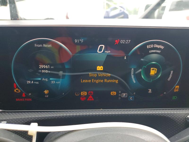 2020 Mercedes-benz VIN WDD5J4GB3LN033671 COPART salvage auction — MECHANICAL, Ga - Certificate Of Title, sold $16,000 on 2026-08-14 (photo 9)