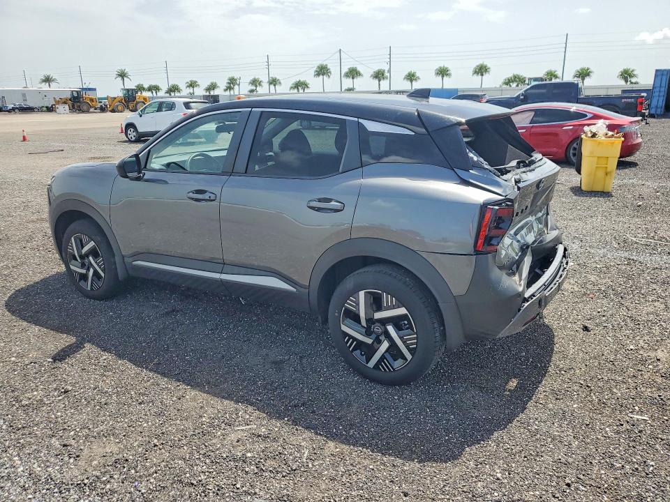 2025 Nissan Kicks VIN 3N8AP6CA4SL329625 COPART salvage auction — REAR END, Salvage Title, sold $8,100 on 2026-08-17 (photo 2)