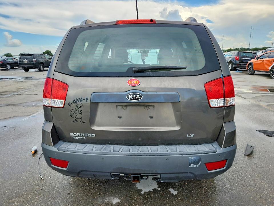 2009 Kia Mohave (borrego) VIN KNDJJ741195021436 COPART salvage auction — WATER/FLOOD, La - Cert Of Title-Salvage Flood, sold $250 on 2026-07-22 (photo 6)