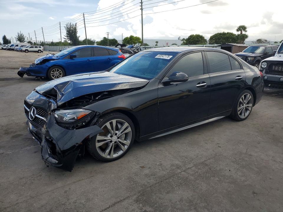 2024 Mercedes-benz C-klasse VIN W1KAF4GB5RR198803 COPART salvage auction — FRONT END, Fl - Certificate Of Destruction, sold $14,600 on 2026-08-19 (photo 1)