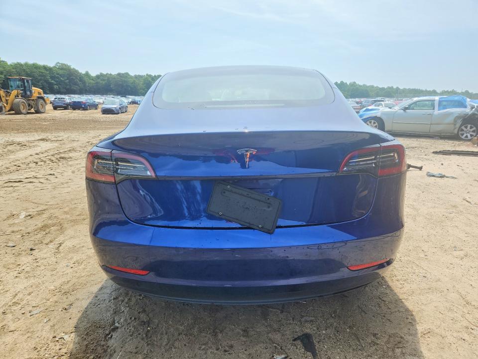 2022 Tesla Model 3 VIN 5YJ3E1EA9NF287417 COPART salvage auction — SIDE, NJ - CERTIFICATE OF TITLE, sold $5,200 on 2026-07-22 (photo 6)
