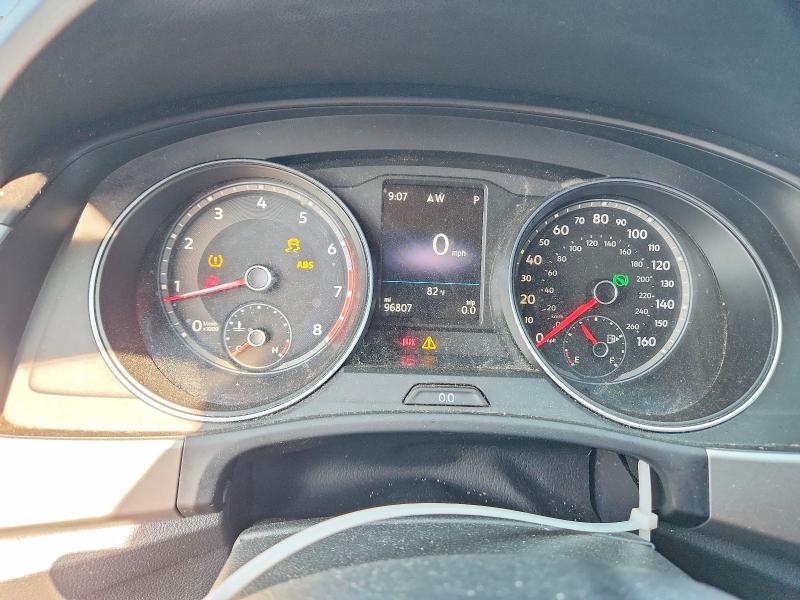 2018 Volkswagen Atlas VIN 1V2KR2CA0JC571422 COPART salvage auction — FRONT END, Pa - Certificate Of Salvage, sold $5,300 on 2026-07-31 (photo 9)