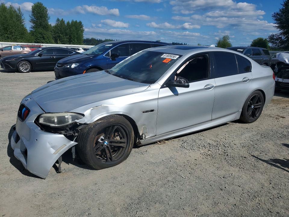 2014 BMW 5er VIN WBA5A5C53ED504384 COPART salvage auction — FRONT END, Wa - Vehicle Cert Of Ownership-Titl, sold $275 on 2026-07-27 (photo 1)